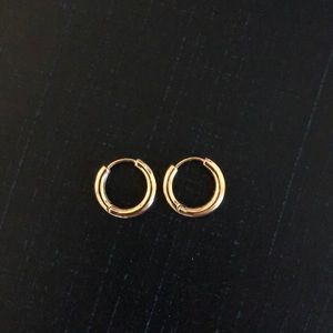Gold Hoops Brand New!